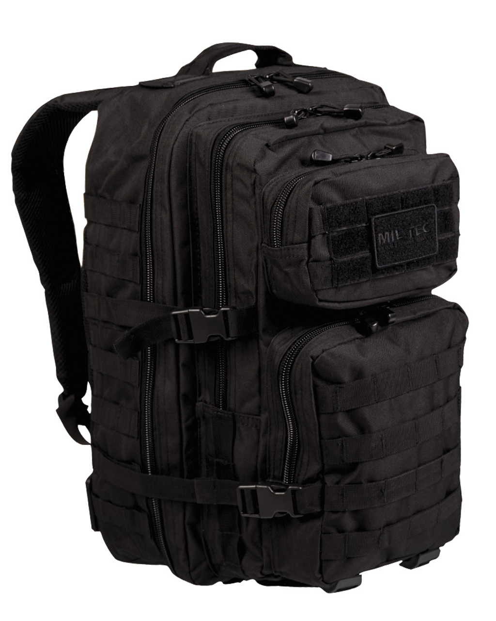 MIL-TEC® BLACK LARGE ASSAULT PACK NEW - STURM-MILTEC USA.