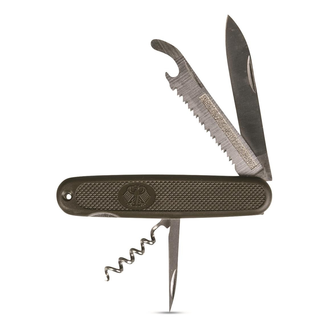 MILTEC® OD GERMAN ARMY STYLE POCKET KNIFE STURMMILTEC USA.