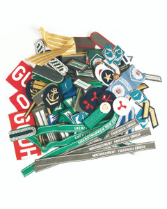EAST GERMAN TEXTILE INSIGNIA ASSORTMENT NEW (100) EAST GERMAN TEXTILE INSIGNIA ASSORTMENT NEW (100)