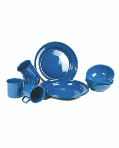 MIL-TEC® BLUE 12-PC. ENAMELLED DISH SET MIL-TEC® BLUE 12-PC. ENAMELLED DISH SET