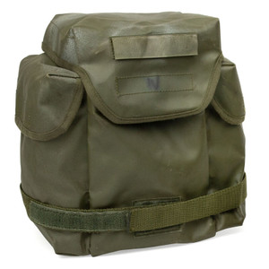 FRENCH OLIVE DRAB GAS MASK BAG FRENCH OLIVE DRAB GAS MASK BAG