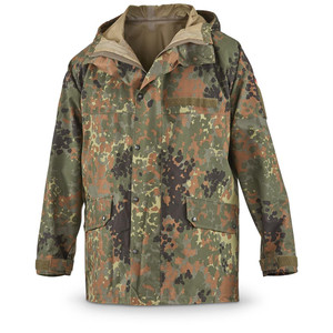 German Flecktarn Camo Wet Weather Jacket