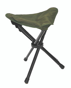 MIL-TEC® Olive Drab 3-Leg Folding Camp Stool MIL-TEC® Olive Drab 3-Leg Folding Camp Stool