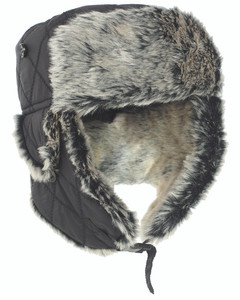 MIL-TEC® BLACK WINTER CAP W/FAKE FUR MIL-TEC® BLACK WINTER CAP W/FAKE FUR