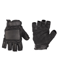 Mil-Tec Fingerless Defender Gloves Black Large 12516002-904