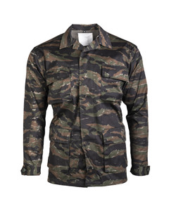 Mil-Tec Brand Jacket RipStop Smock German army Flecktarn Camo Parka Me -  GoMilitar