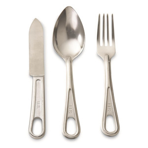 US REPRO WWII 1944 3-PC. EATING UTENSIL US REPRO WWII 1944 3-PC. EATING UTENSIL