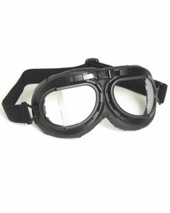 BRITISH RAF STYLE BLACK AVIATOR GOGGLES BRITISH RAF STYLE BLACK AVIATOR GOGGLES