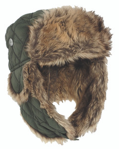 MIL-TEC® OD WINTER CAP W/FAKE FUR MIL-TEC® OD WINTER CAP W/FAKE FUR