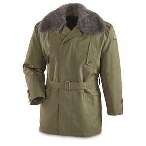 CZECH OD PARKA W/LINER & COLLAR LIKE NEW CZECH OD PARKA W/LINER & COLLAR LIKE NEW