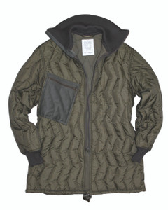 GERMAN OD PARKA LINER USED