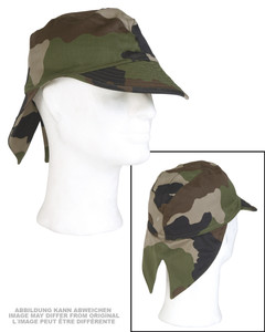 FRENCH ORIG. CCE CAMO FIELD CAP W/FLAP NEW FRENCH ORIG. CCE CAMO FIELD CAP W/FLAP NEW