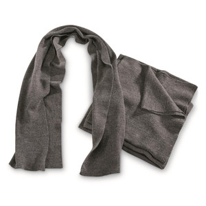 GERMAN GREY WOOL SCARF USED GERMAN GREY WOOL SCARF USED