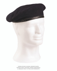 GERMAN ARMY DARK BLUE BERET USED
