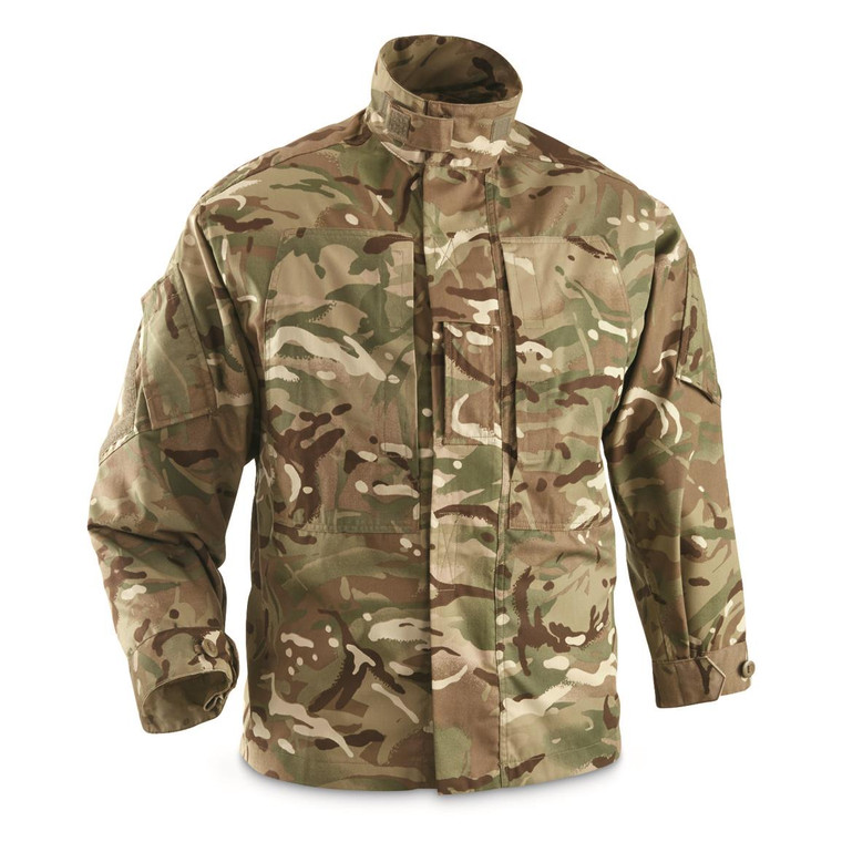 BRITISH MTP CAMO ACU FIELD JACKET USED