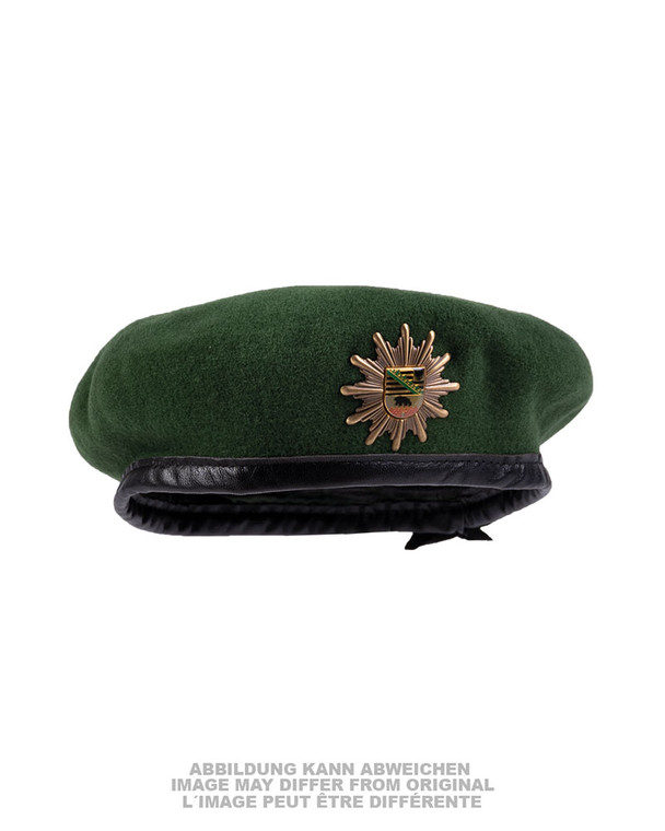 GERMAN GREEN POLICE BERET LIKE NEW