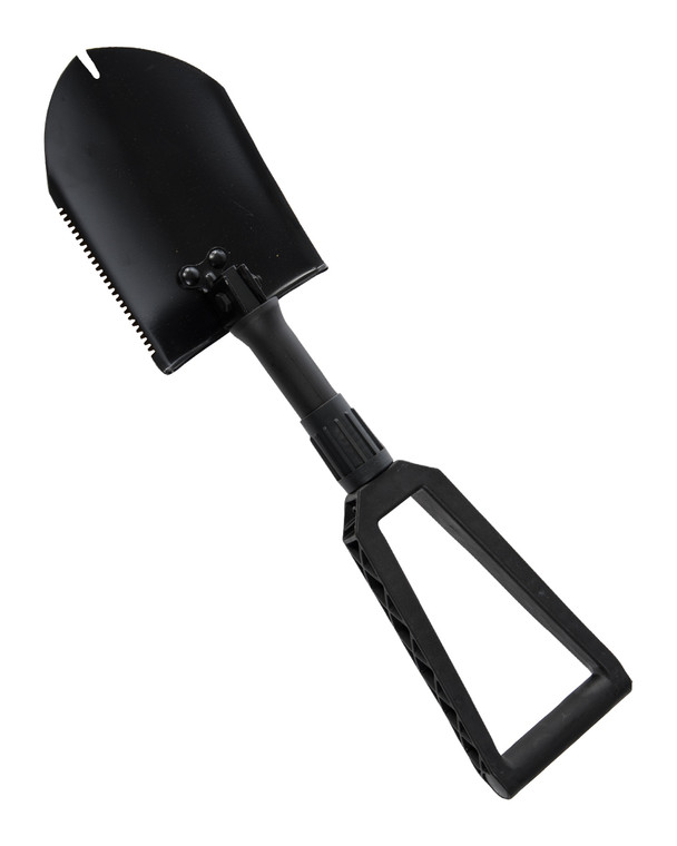 MIL-TEC® Black Tri-Fold Shovel
