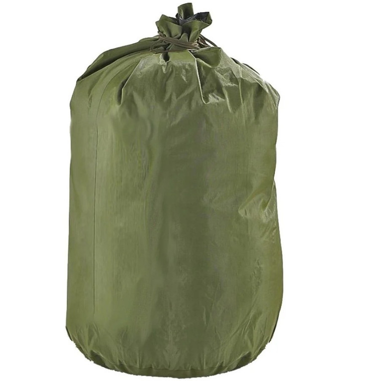 US GI OD WATERPROOF LAUNDRY BAG USED