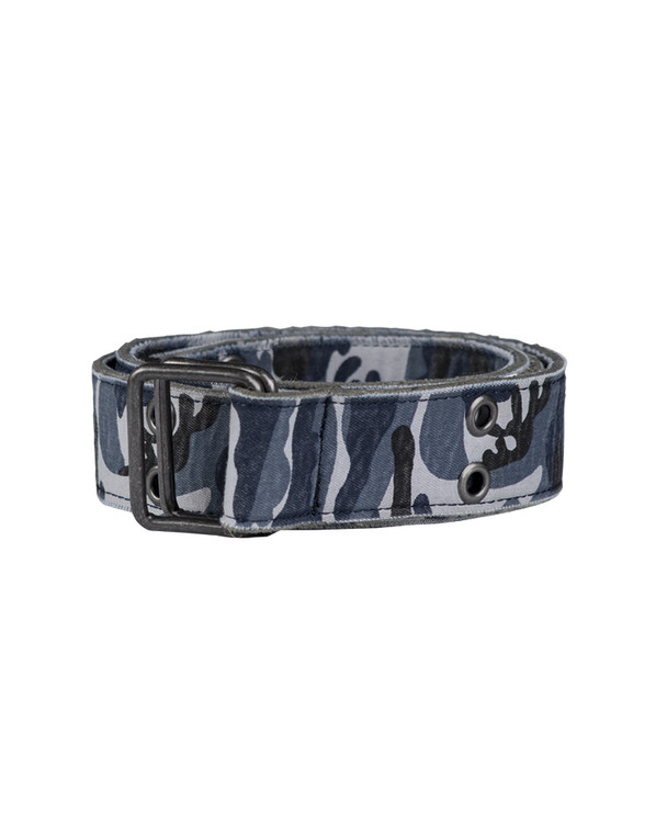 MIL-TEC® SKY BLUE CAMO CANVAS TROUSER BELT