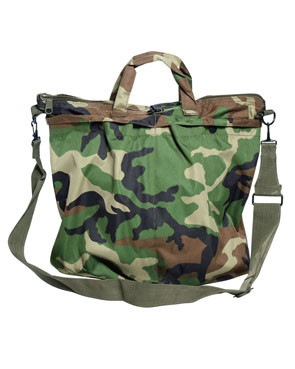 MIL-TEC® WOODLAND CAMO FLYER HELMET BAG - STURM-MILTEC USA.