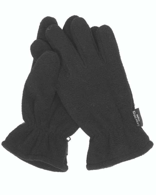 MIL-TEC® BLACK THINSULATE™ FLEECE GLOVES