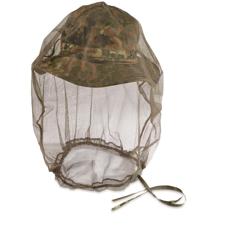 GERMAN OD MOSQUITO HEAD NET NEW