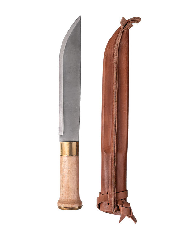 FINNISH BROWN 13.75" KNIFE W/SHEATH NEW