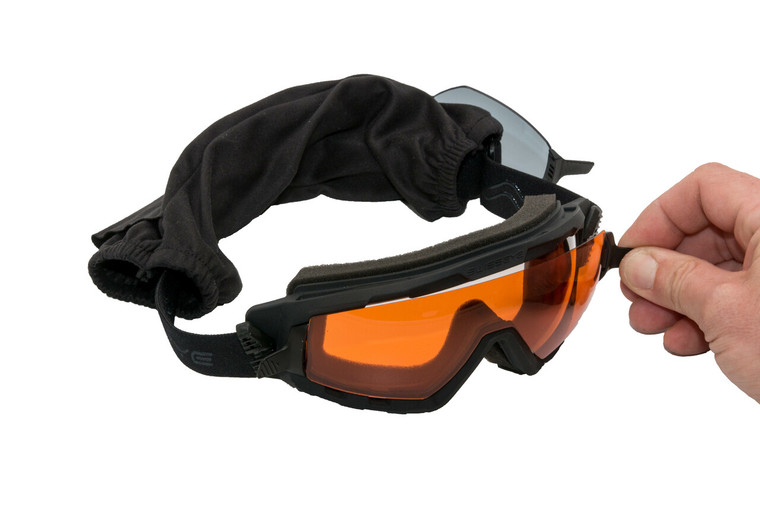 Swisseye ballistic goggles that come with three anti fog lenses