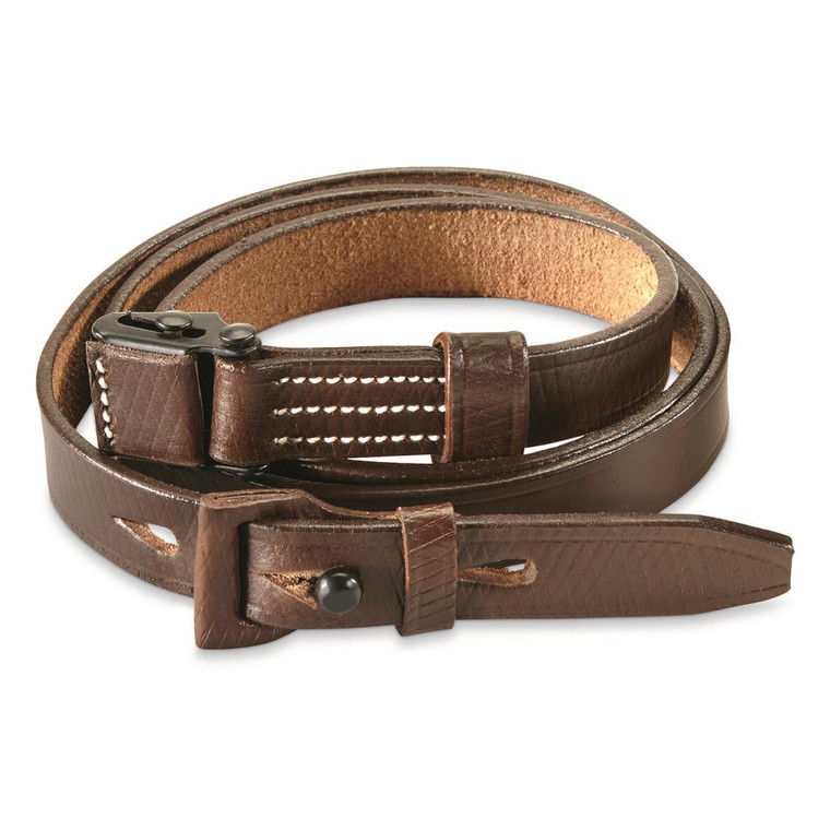 GERMAN REPRO WWII BROWN LEATHER K98K SLING