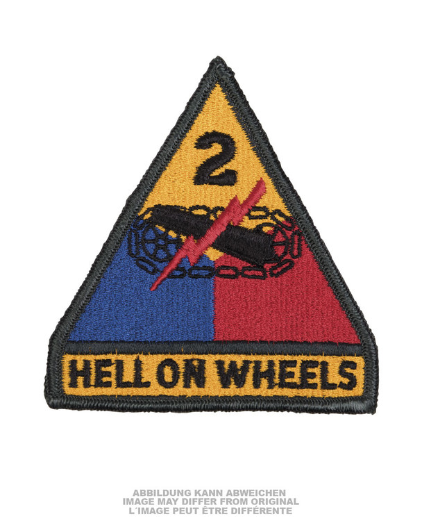 US REPRO 2ND ARMOR DIV. PATCH (HELL ON WHEELS)
