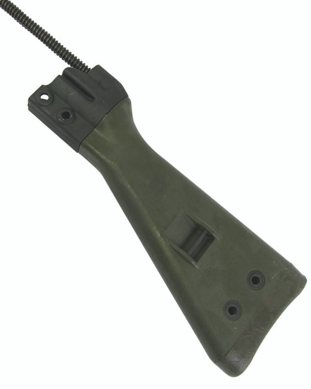 GERMAN G3 OD BUTT-STOCK W/BACK PLATE USED