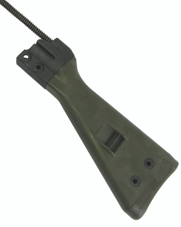 GERMAN G3 OD BUTT-STOCK NO BACK PLATE USED