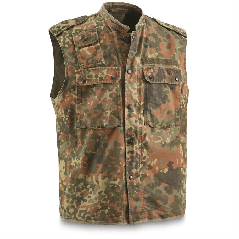 GERMAN FLECKTARN SURVIVAL VEST USED