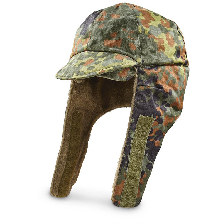 GERMAN FLECKTARN WINTER CAP USED