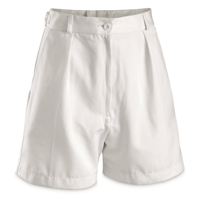 BRITISH WHITE NAVY SHORTS USED