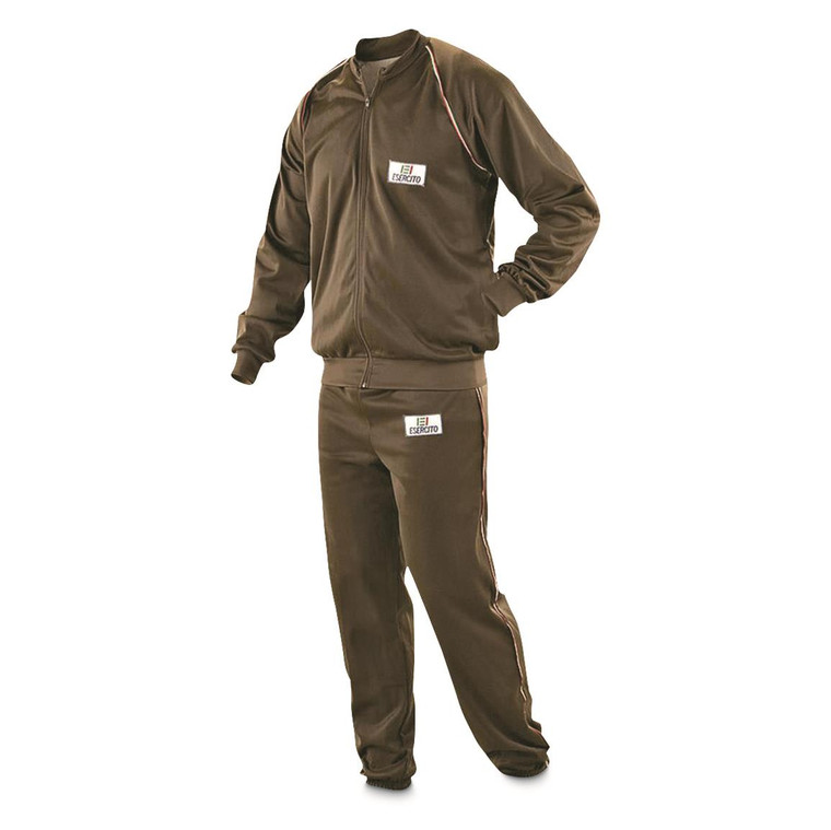 ITALIAN BROWN GYM SUIT NEW