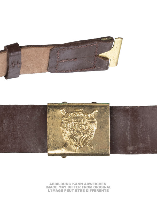 ROMANIAN BROWN LEATHER BELT USED