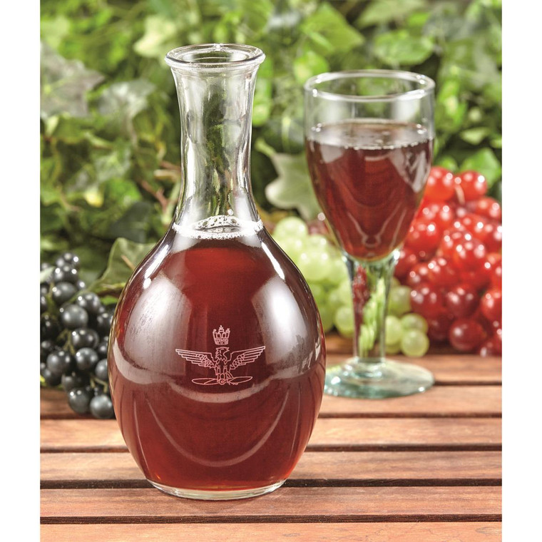 ITALIAN AF GLASS CARAFE NEW