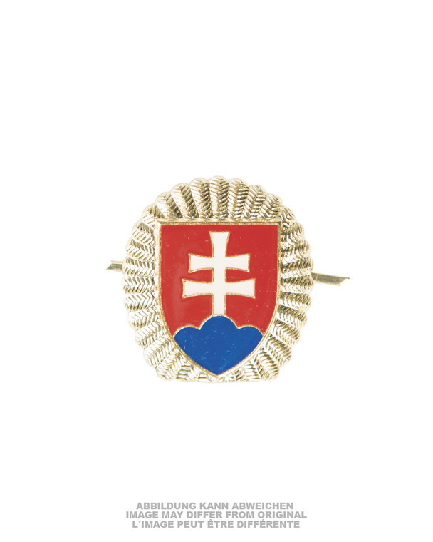 CZECH GOLD/SILVER CAP INSIGNIA USED