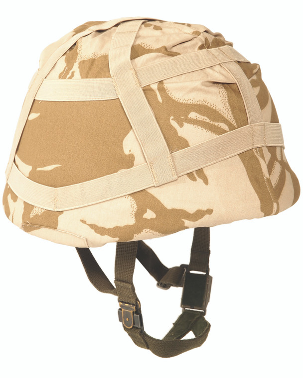 BRITISH DESERT CAMO HELMET COVER LIKE NEW