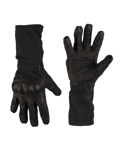 Mil-Tec Fingerless Defender Gloves Black Large 12516002-904