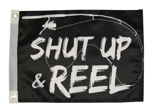12X18 Shut Up & Reel (Flag And Pennants) by Taylor Made (1622)