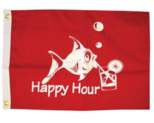 12X18  Happy Hour Flag (Flag And Pennants) by Taylor Made (5418)