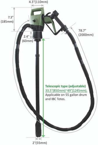 Tredrums - Electric Drum Pump Standard by Tera Pumps (20005)