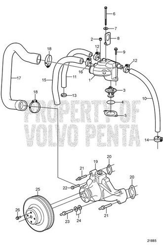 Screw, Volvo Penta - Volvo Penta (3853388)