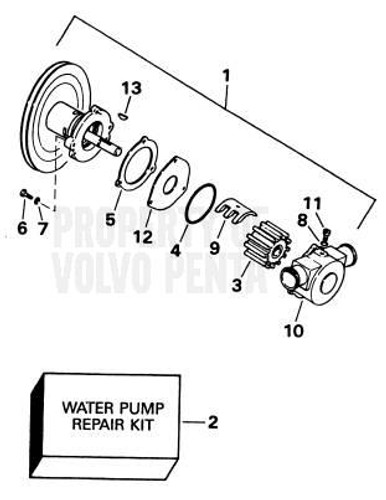 Repair Kit Vp by Volvo Penta (3854287)