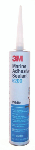 3M™ Marine Adhesive Sealant 5200, PN05206, White, 1 oz Tube, 12/Case by 3M (7010325697)