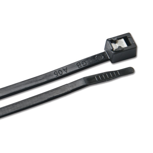 Ancor 8" UV Black Self Cutting Cable Zip Ties - 20-Pack - P/N 199276