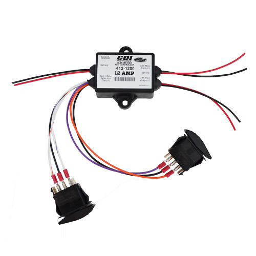Balmar RGB Controller - 2-Zone *Switches Not Included - Requires 2-Way Momentary Rocker Switch - P/N K12-1200