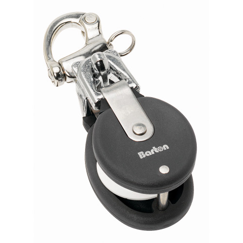 Barton Marine Medium Snatch Block with Stainless Snap Shackle - P/N 90 401